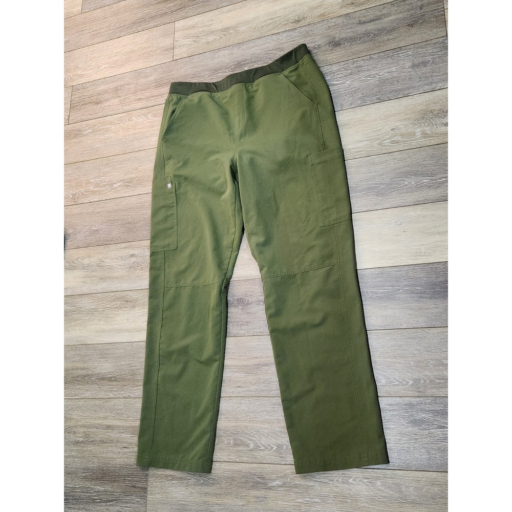FIGS Axim 2.0 Cargo Pants Mens XLarge Green Technical Scrub Medical Workwear